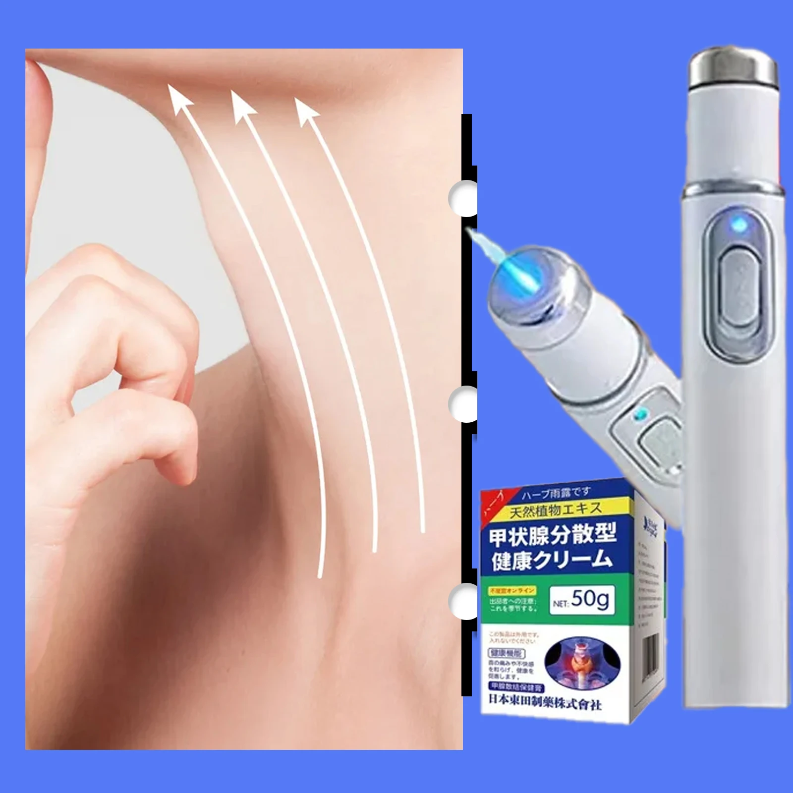 

Innovative Thyroid Nodule Laser Device with AI Technology. For Non-Invasive Wellness & Comfort in the Neck Region.