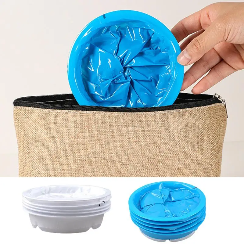 Portable Vomit Bag Travel Round Mouth Sickness Bag Safe and Harmless Nausea Bags for Motion Sickness Morning Sickness Physical