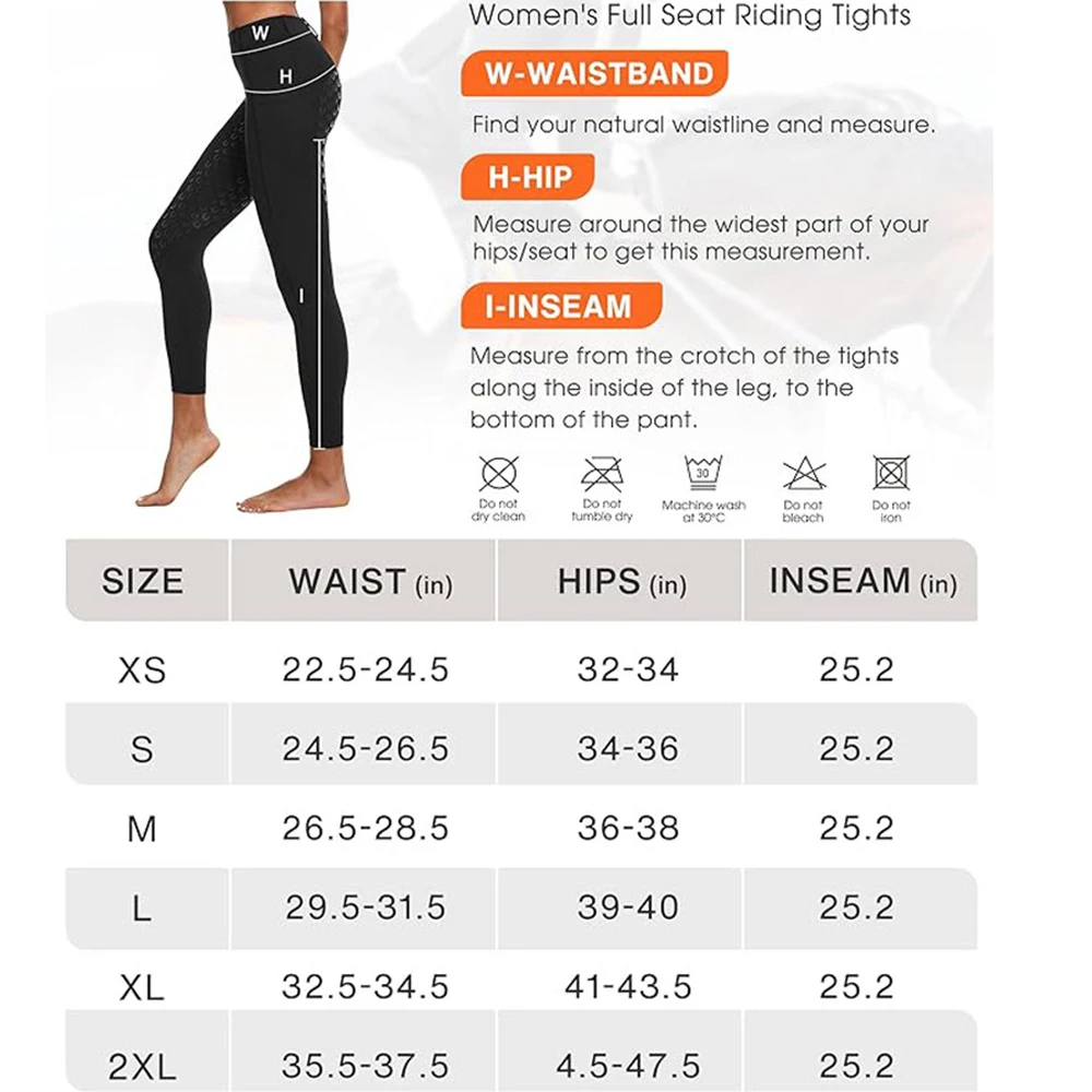 Women's riding pants with pocket, women's training pants with silicone grip, non-slip silicone breathable riding pants