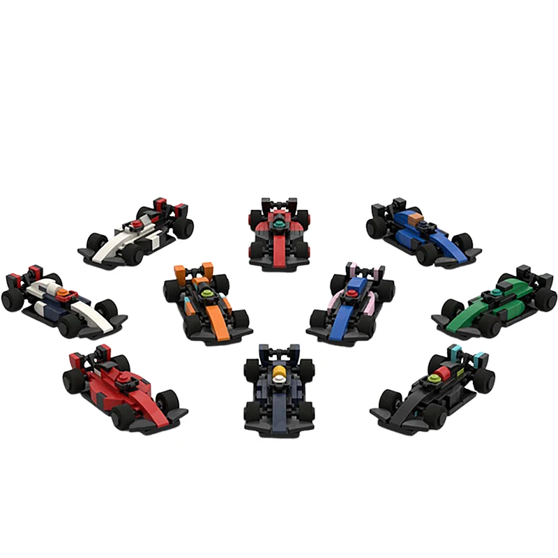 

MOC F1 Formula 1 Car Model Building Blocks 2023 FIA Formula One World Championship Speed ​​Racing Model Bricks Toy