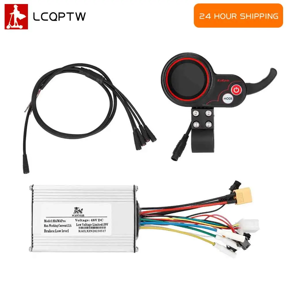 

48V 21A Motor Control Instrument Display Connection Line for Kugoo Kukirin M4 Kirin M4 Pro E-Scooter Controller Combination Set