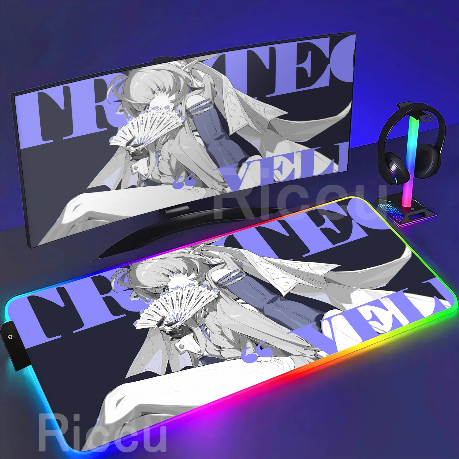 Pc Gaming Zone - RGB Mouse Pad Velina Airgid Zenless