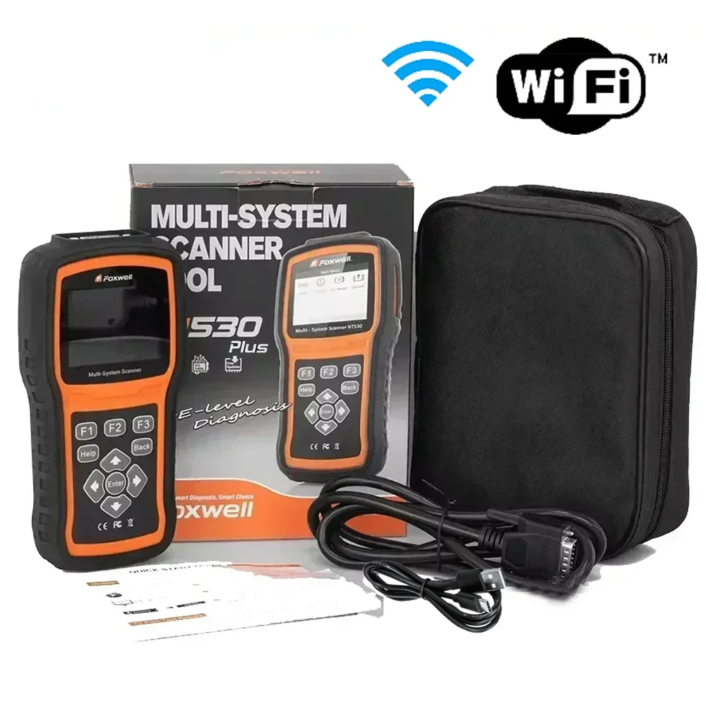 Foxwell NT530 PLUS Multi-System Scanner Support For Porsche Nissan GM BMW Universal Auto Diagnostic Tools Get One Car Software