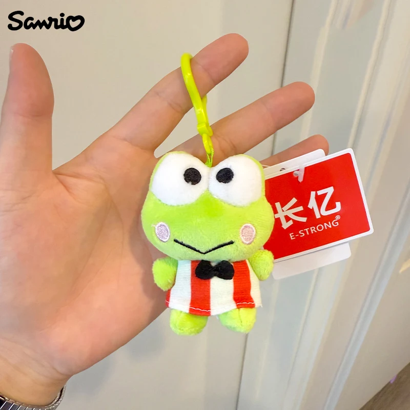Genuino Sanrio Peluche Hello Kitty Kuromi Melody Cinnamoroll juguetes de Peluche colgante llavero de juguete Anime llavero regalo de cumpleaños