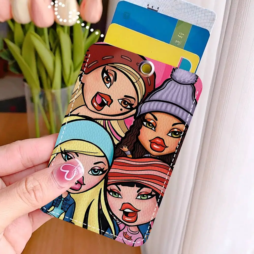 براتز دمية أنيمي حاملي بطاقات المفاتيح كيرينغ البنك حافلة معرف بطاقات الائتمان سلاسل حلقة رئيسية #2