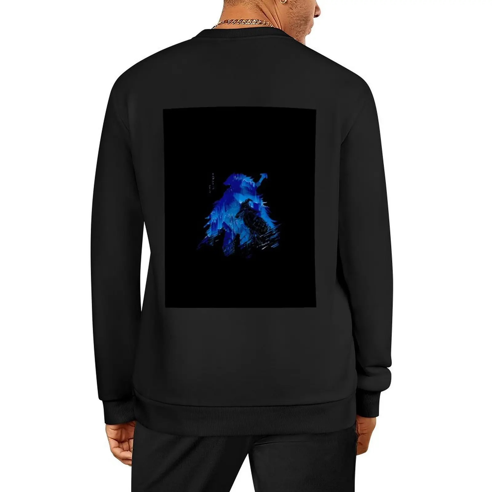 

Wolf and The WItch L.Version Blaidd and Ranni Elden Pullover men's clothing anime clothing japanese style anime sweatshirt