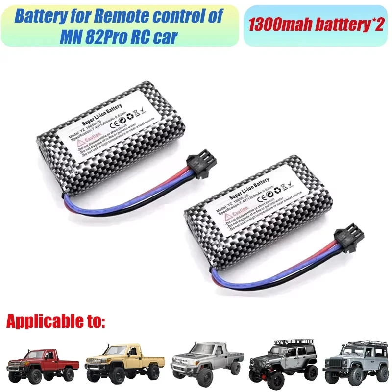 

Аккумулятор MN82 для радиоуправляемых машинок, MN128, MN78, 7.4В, 1500мАч, зарядное устройство LC79 для машинок-трюкачей с управлением жестами и функцией поворота, модель SM3p