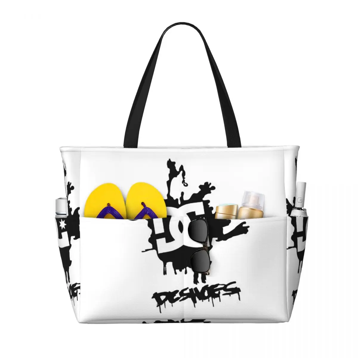 

Пляжная большая сумка DC Shoe Co, спортивная сумка для занятий йогой, большая большая сумка, женская дорожная сумка, сумка для фитнеса