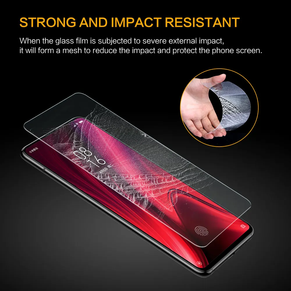 Smartdevil 2個スクリーンプロテクターxiaomi redmi注9強化ガラスredmi K20 K30プロ7 8プロ9 960h hd保護フィルム