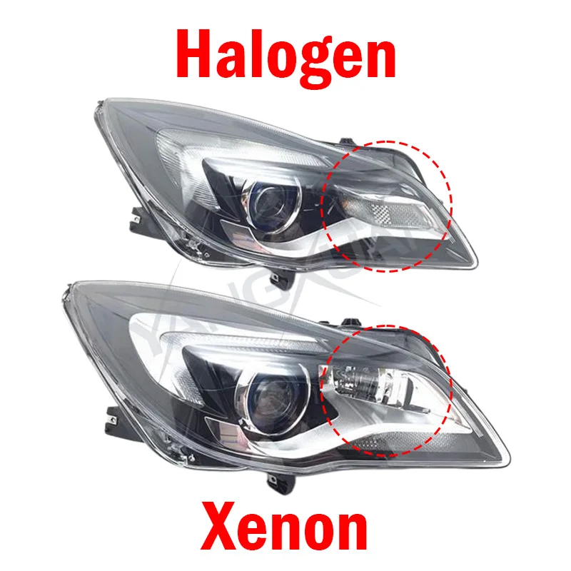 Halogen or Xenon Front Bumper Headlight Headlamp For Buick Regal Opel Insignia 2014-2016 Car Front Lamp Head Lamp