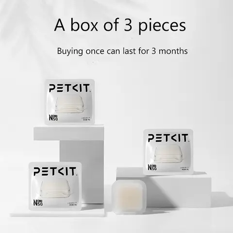 PETKIT 고양이 쓰레기통용 탈취제 큐브 N50, PURA MAX, 자동 삽질 고양이 용품, 개 및 고양이, 애완 동물 키트, Pura Max 액세서리