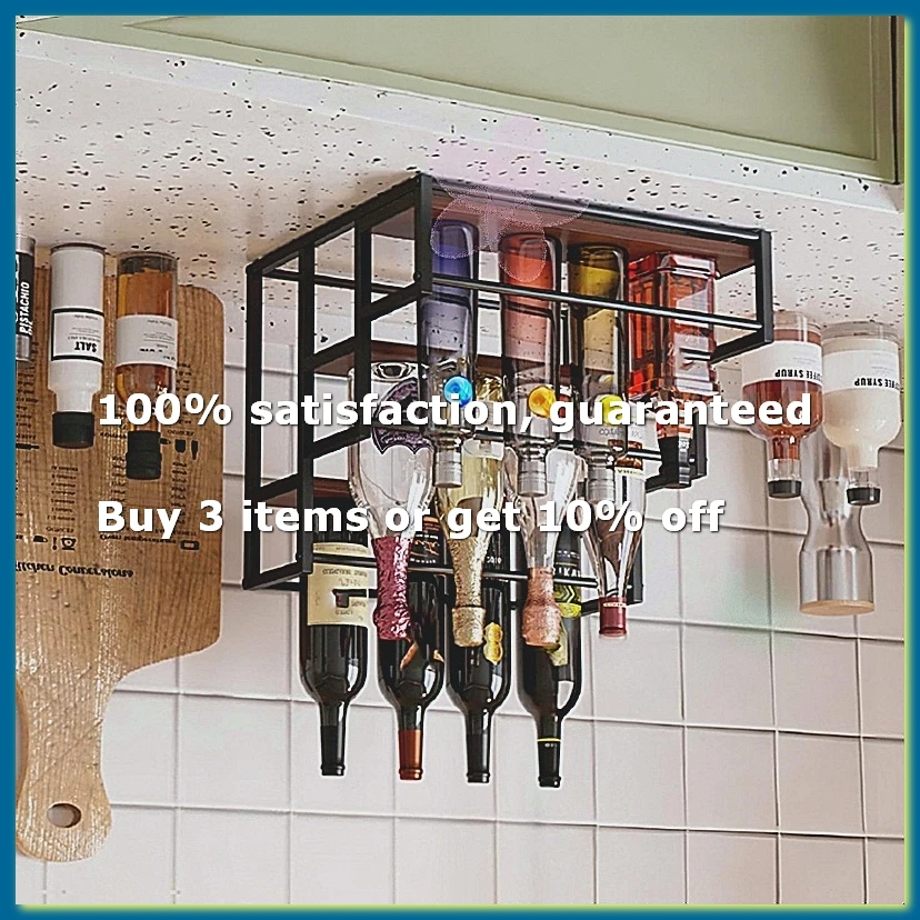●Coffee Syrup Rack 3-Storey Storage Rack Wine Rack Wine Rack Kitchen Seasoning
