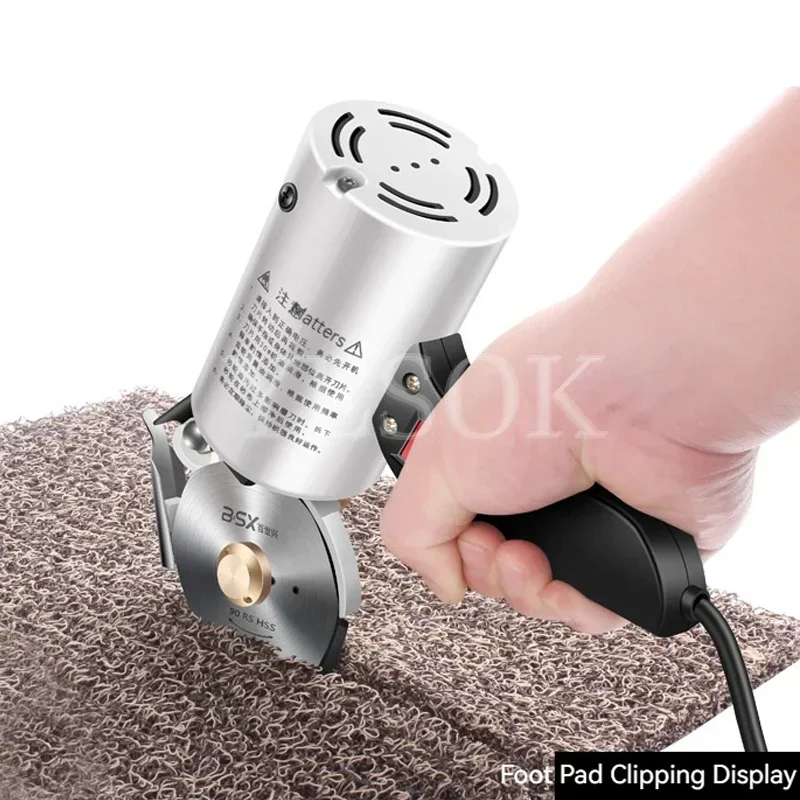Kleding Elektrische Schaar Doek Cutter Stof Snijmachine Stof Ronde Mes Snijmachine, Elektrische Hand PushScissors200W