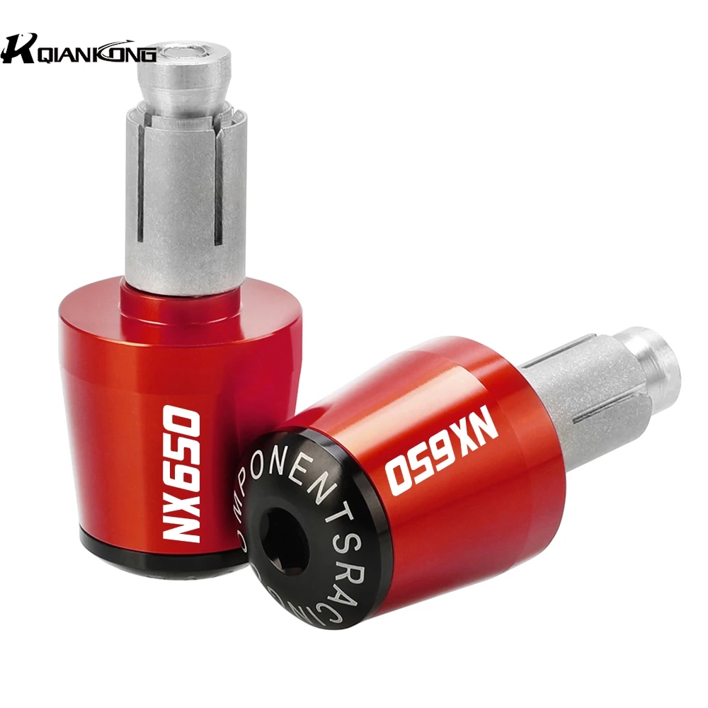 

For HONDA NX650 NX 650 J-X DOMINATOR 1988-1999 Handlebar Gear Balanced Plug Slider Handlebar Grips Cap Handle Bar Cap End Plugs