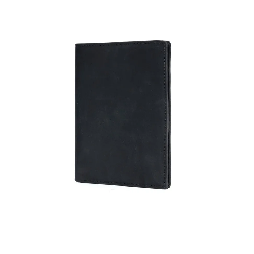 Retro Leather Passbook Bag Spot Wholesale Crazy Horse Skin Multi Card RFID Anti-theft Card Bag Coin Bag