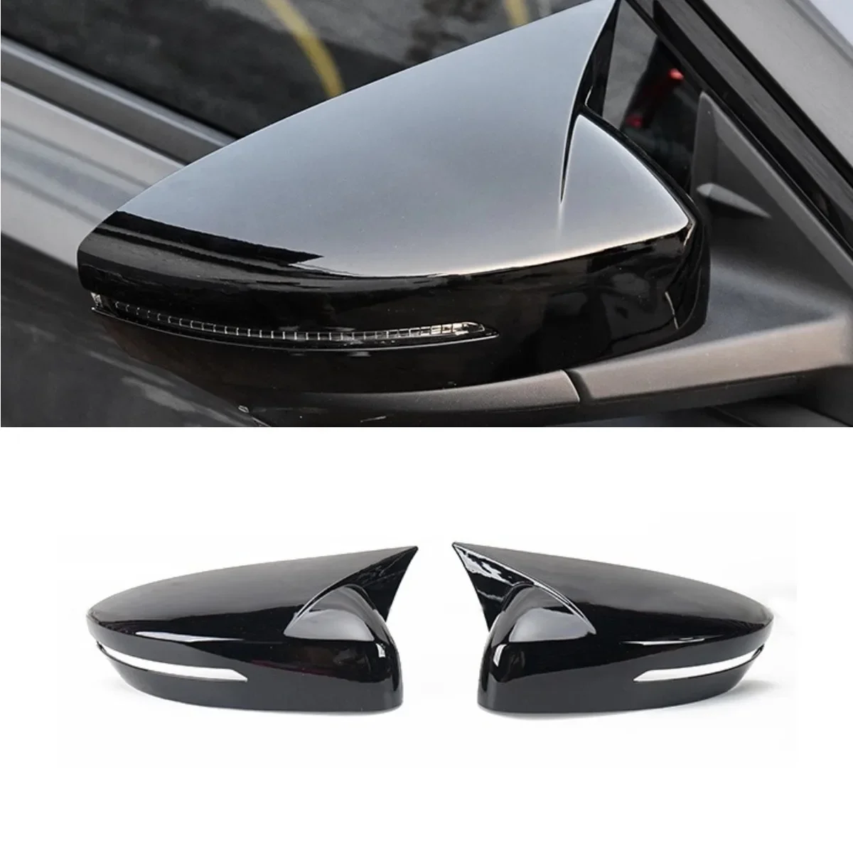 Car Rearview Cover Protect Side Mirror Cover Body Kit For GAC Trumpchi EMPOW Rearview Side Mirror Cover Trim Car Accessories