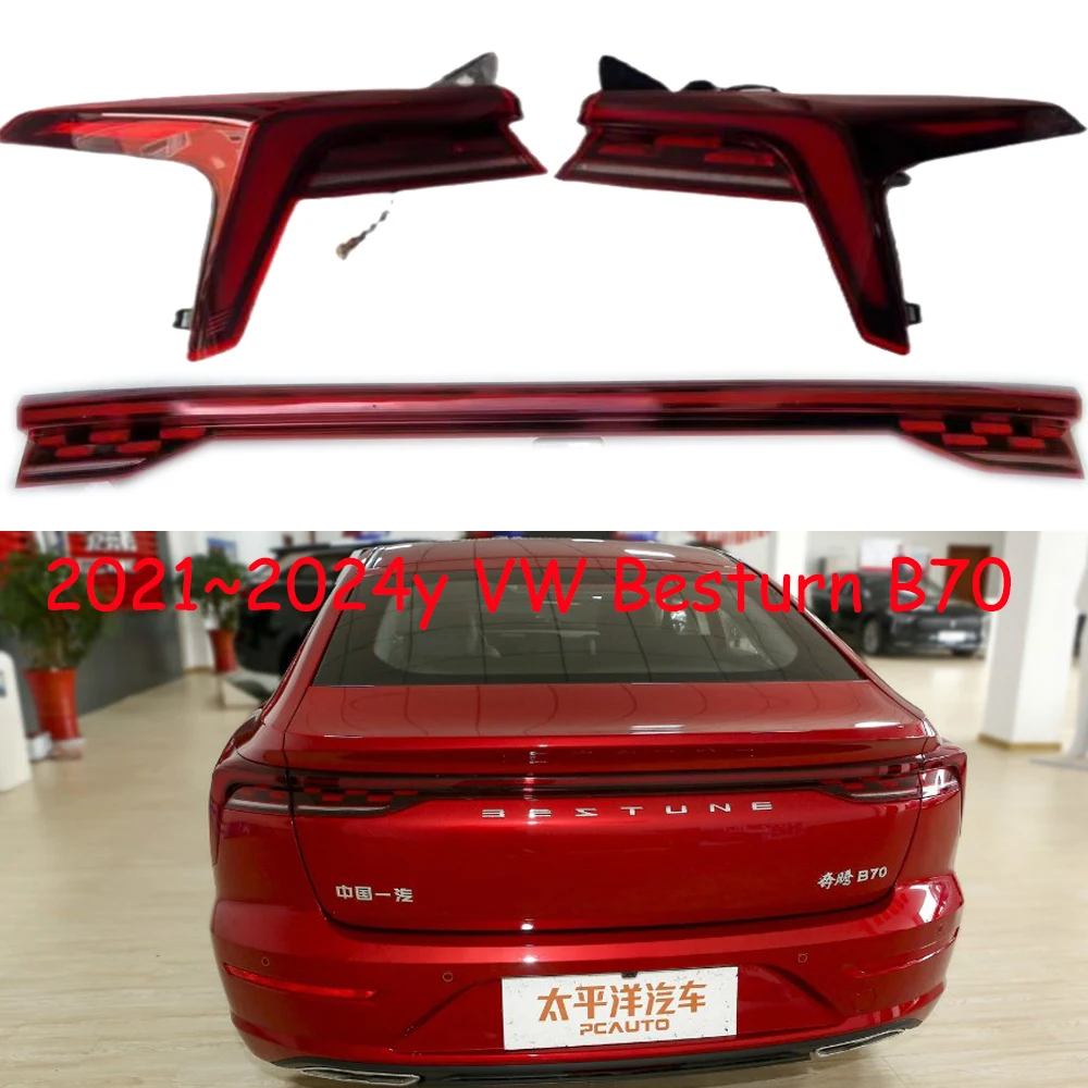 1pcs car bupmer tail light for Volkswagen Besturn B70 taillight 2021~2024y car accessories DRL fog for VW besturn B70 rear light