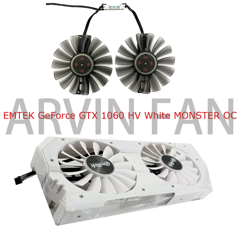 Ventilador para tarjetas de vídeo, Enfriador de GPU, 90MM, para GTX 1060, GTX1060 Gainward, FD9015U12S GA92S2H, Juego de 2 unidades