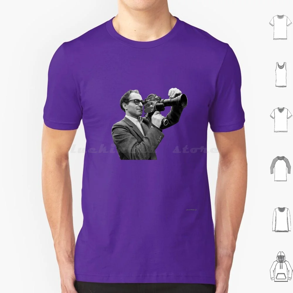 Jean Luc Godard With Camera T Shirt 6xl Cotton Cool Tee Jean Luc Godard Godard Director French Swiss Filmmaker Film Criterion