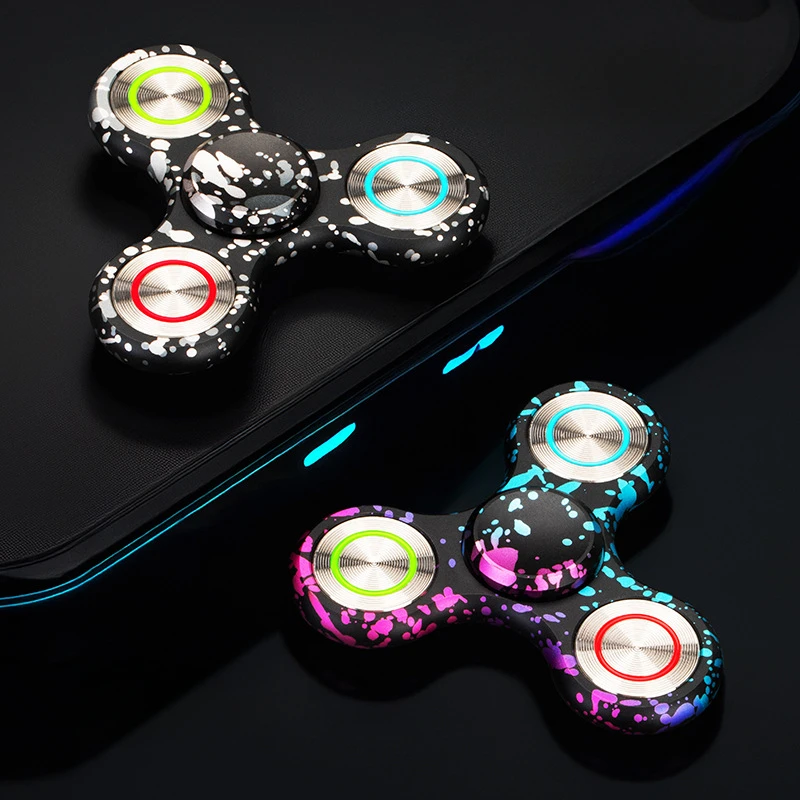 ที่ดีที่สุด Spinner EDC Alloy Fidget Spinner Spinning Top Tip Gyro โลหะบรรเทาความเครียดลดของเล่น Antistresse บรรเทาความวิตกกังวล