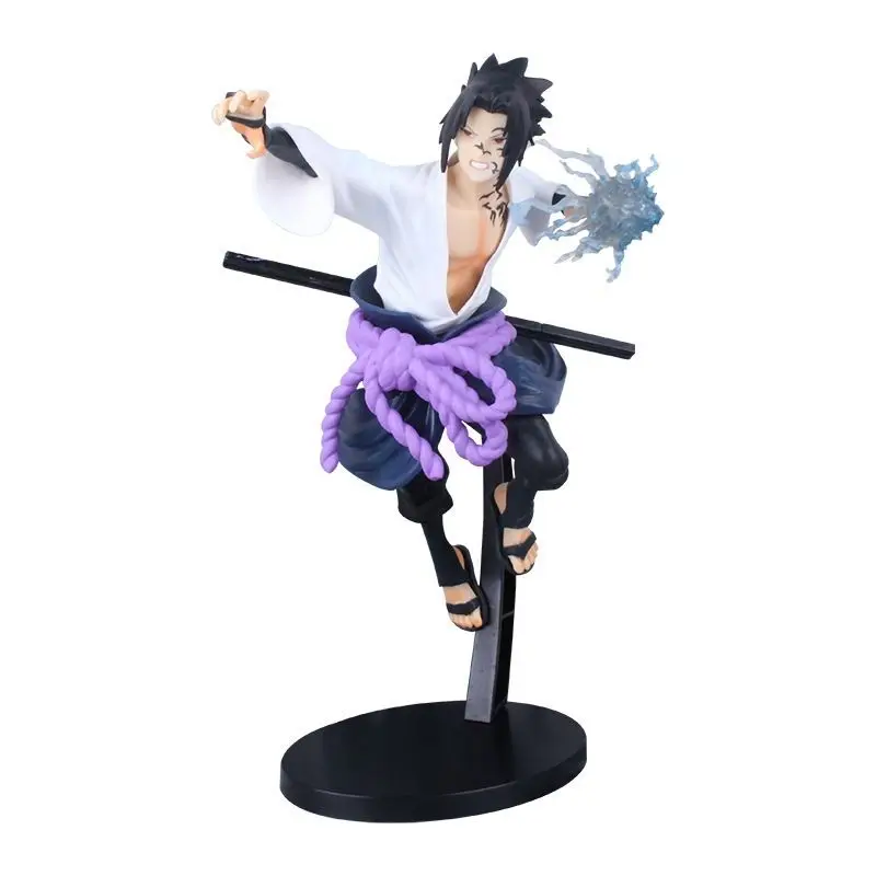 

Naruto Sasuke Anime Action Figure Toys 20CM Uchiha Cartoon PVC Figurine Collection Desk Decoration Model Dolls Birthday Gifts