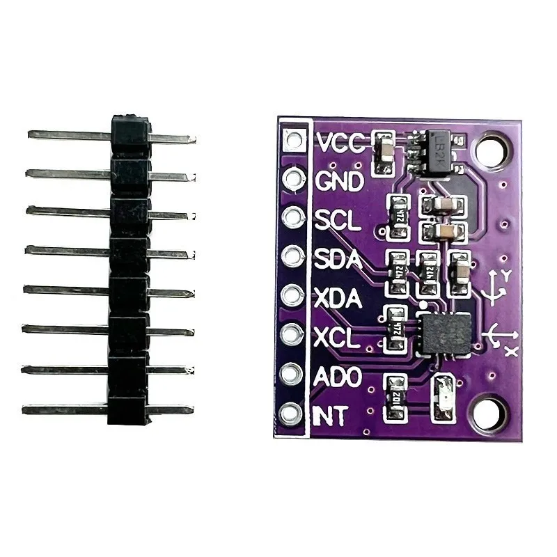 QMI8658 sensor module is compatible with the BMI160 six-axis gyroscope evaluation board 6DFO instead of the MPU6050