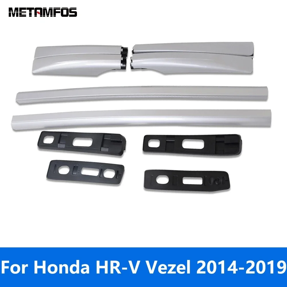 

Для Honda HRV HR-V Vezel 2014 2015 2016 2017 2018 2019 автомобильные багажники на крышу, перекладина, багажник, держатель багажника, автомобильные аксессуары