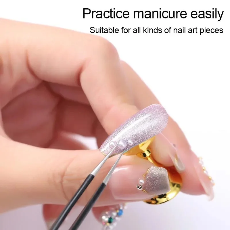 Présentoir magnétique pour vernis à ongles, 5 pièces, support pour échantillons d'ongles, pointes magnétiques, mastic réutilisable, MJZSJ03, nouveau