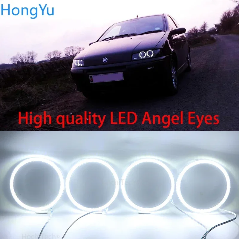 

Super Bright White Color 3528 SMD Led Angel Eyes Kit Daytime Running Light DRL for Fiat PUNTO Mk2 1999-2010