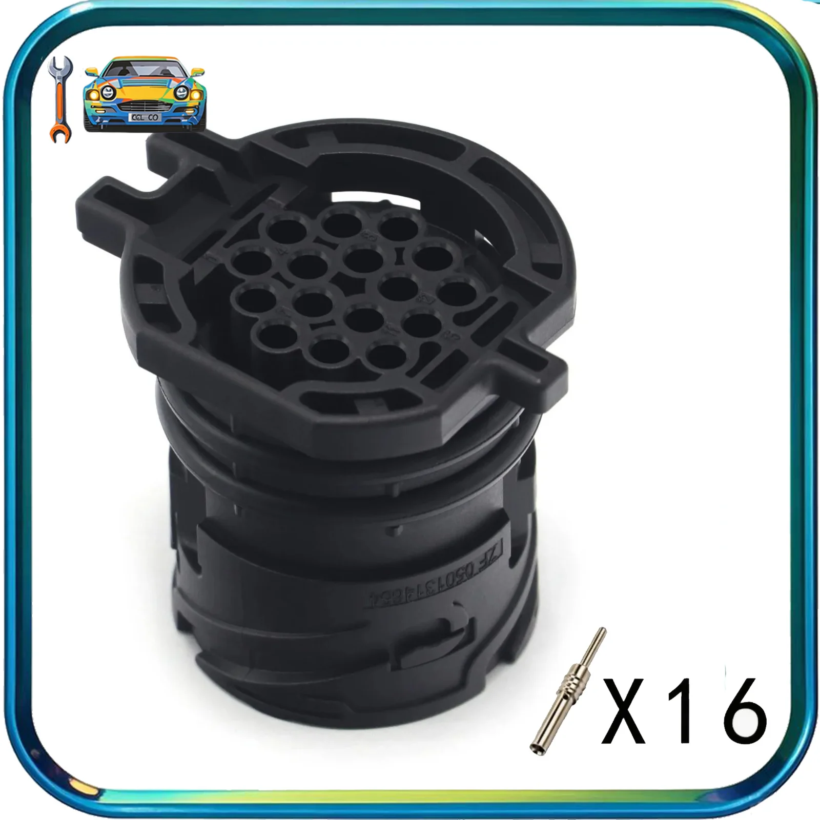 16 Pin 3D0973993 Automatic Transmission Valve Body Connector Plug With Terminals For DSG DQ250 DQ500 VW Audi Gearbox Adapter