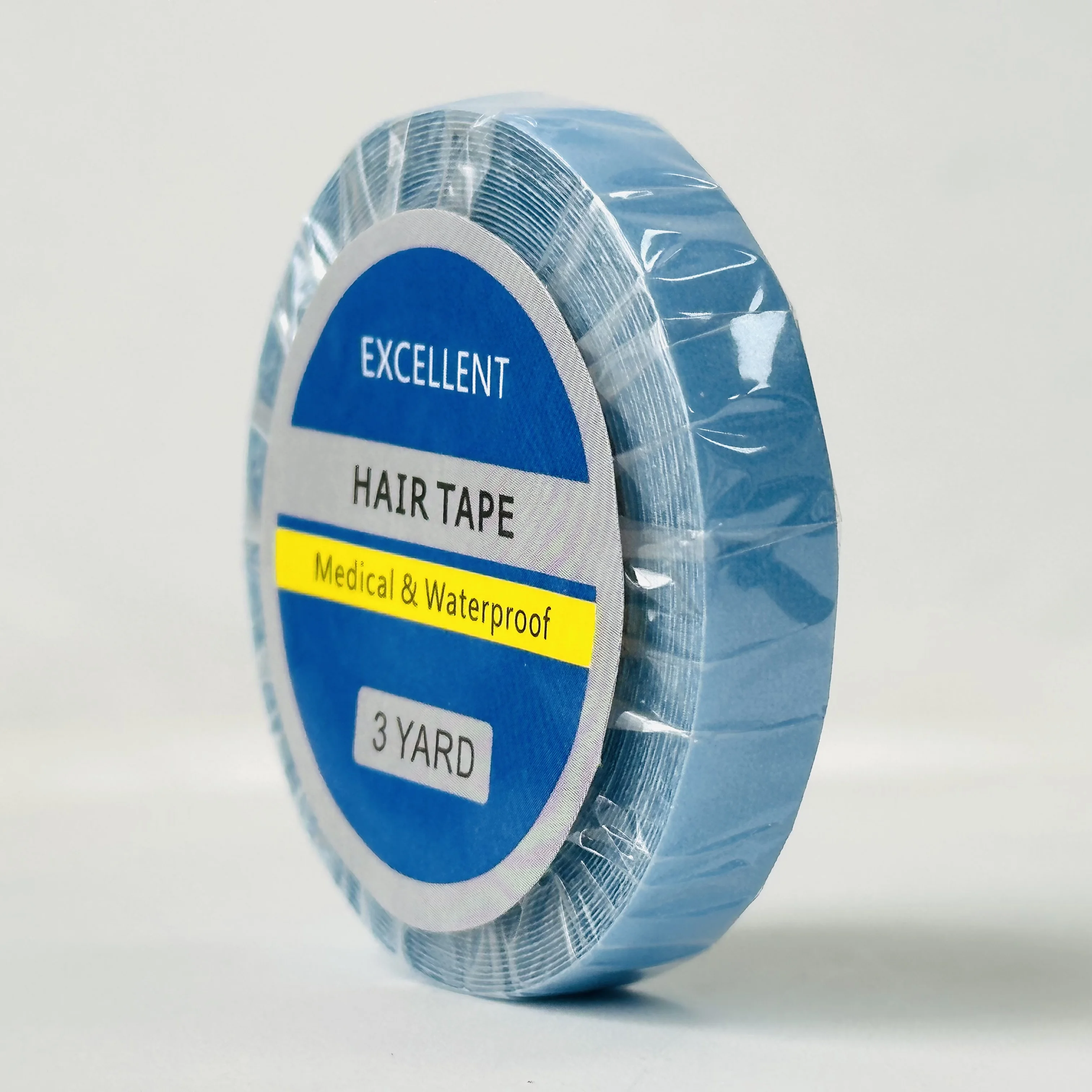 2 рулона синей ленты, прочная клейкая двухсторонняя система замены ленты для наращивания человеческих волос, кружевные парики, парик 0,8 см