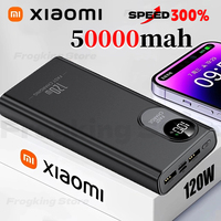 Xiaomi 120W 50000mAh Power Bank Super Fast Charging Battery High Capacity Digital Display PowerBank For iPhone Samsung Redmi New