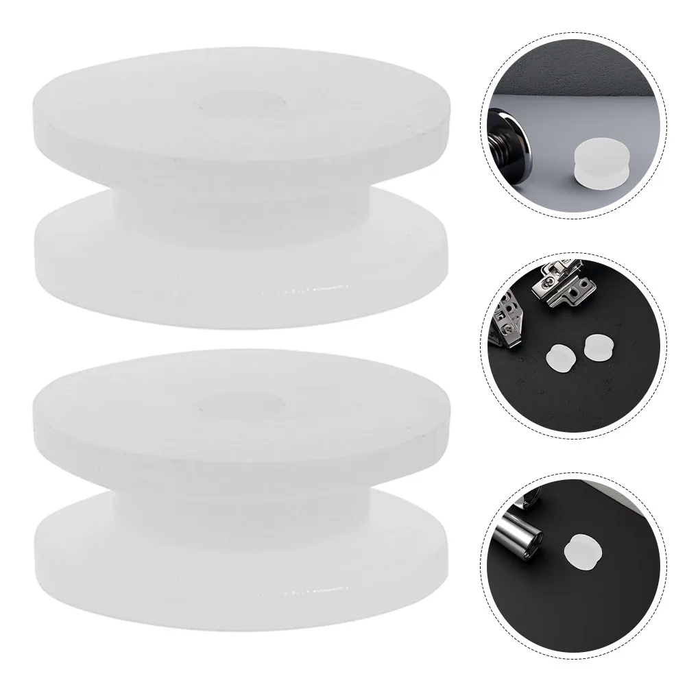 20Pcs Precise 9.3mm Plastic Pulley Wheel for Rc Car Modifications Lab Experiments Motor Shaft Coupling Small Gear Drives White