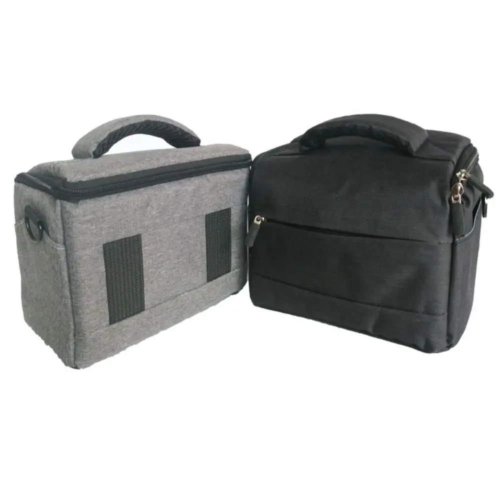 Nylon Material Camera Storage Bag Waterproof Portable Size Camera Crossbody Bag Anti-Scratch Removable Compartment