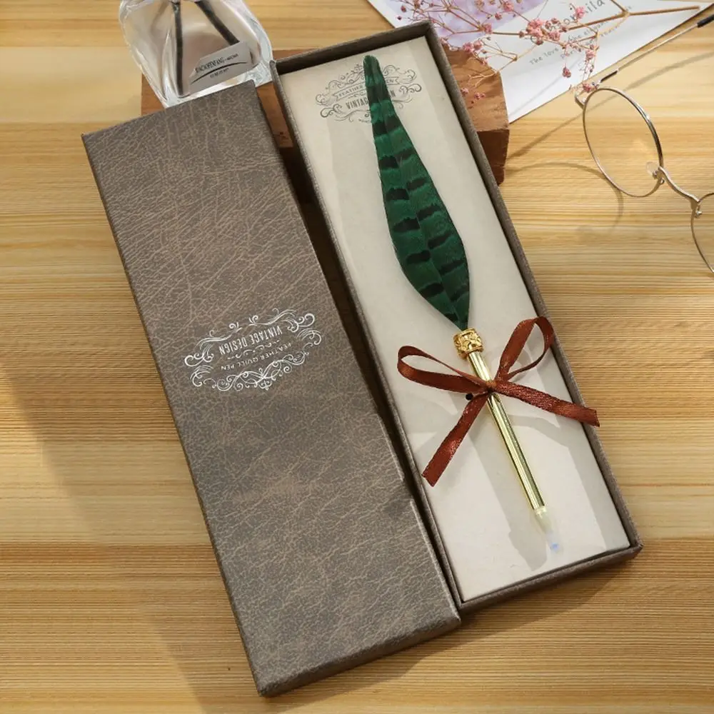 Stationery Signing School Office Students Teachers'Day Gift Boxed ball-point pen Neutral Gel Pen Quill Pen Boxed Ballpoint Pen