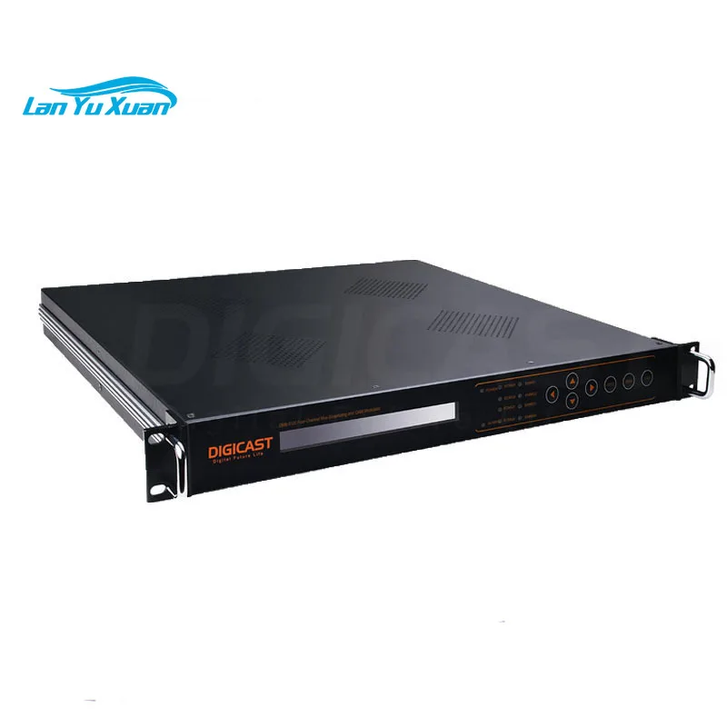 DIGICAST 8 Channels MPEG2 SD ISDB-T Modulator IP DVB-C DVB-T HD to RF Modulator Media Converter
