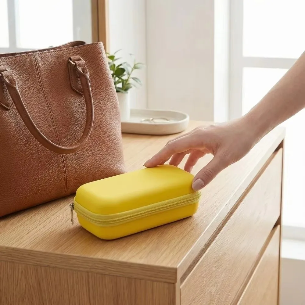 New Hard Shell Glasses Case Waterproof Large Capacity Eyeglass Storage Box Shockproof 2 In 1 EVA Glasses Case