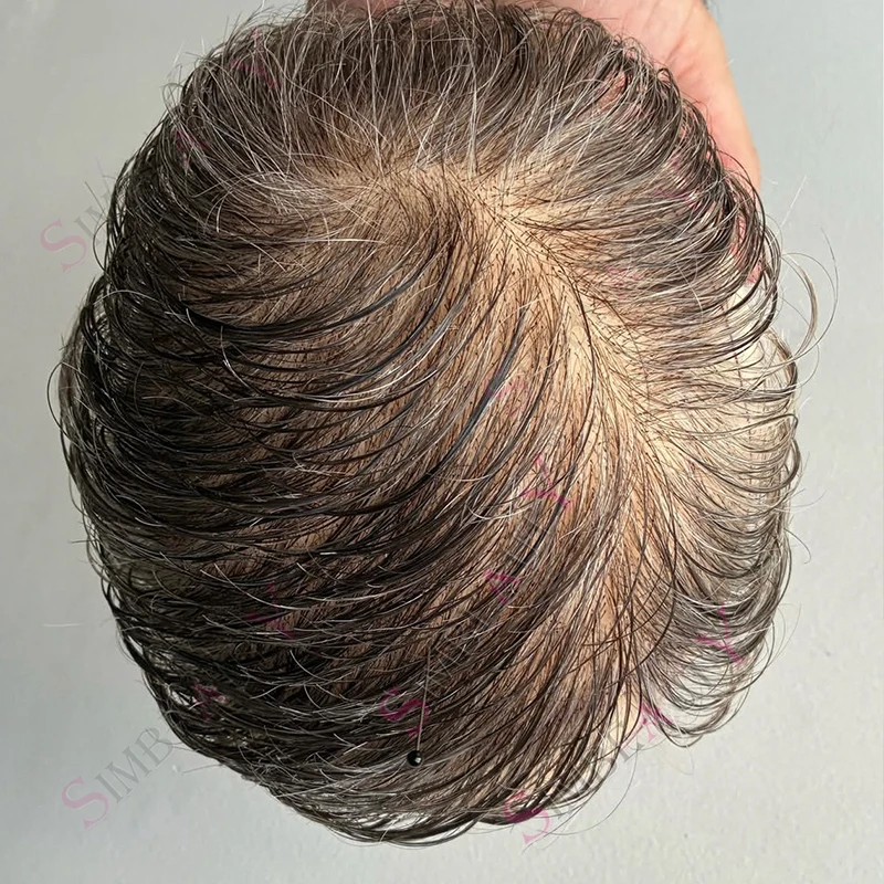 

Серый Коричневый Блондин 440 # 1B65 Полный швейцарский кружевной дышащий мужской парик с отбеленными узлами, черный 100% человеческие волосы, натуральная линия волос, протез