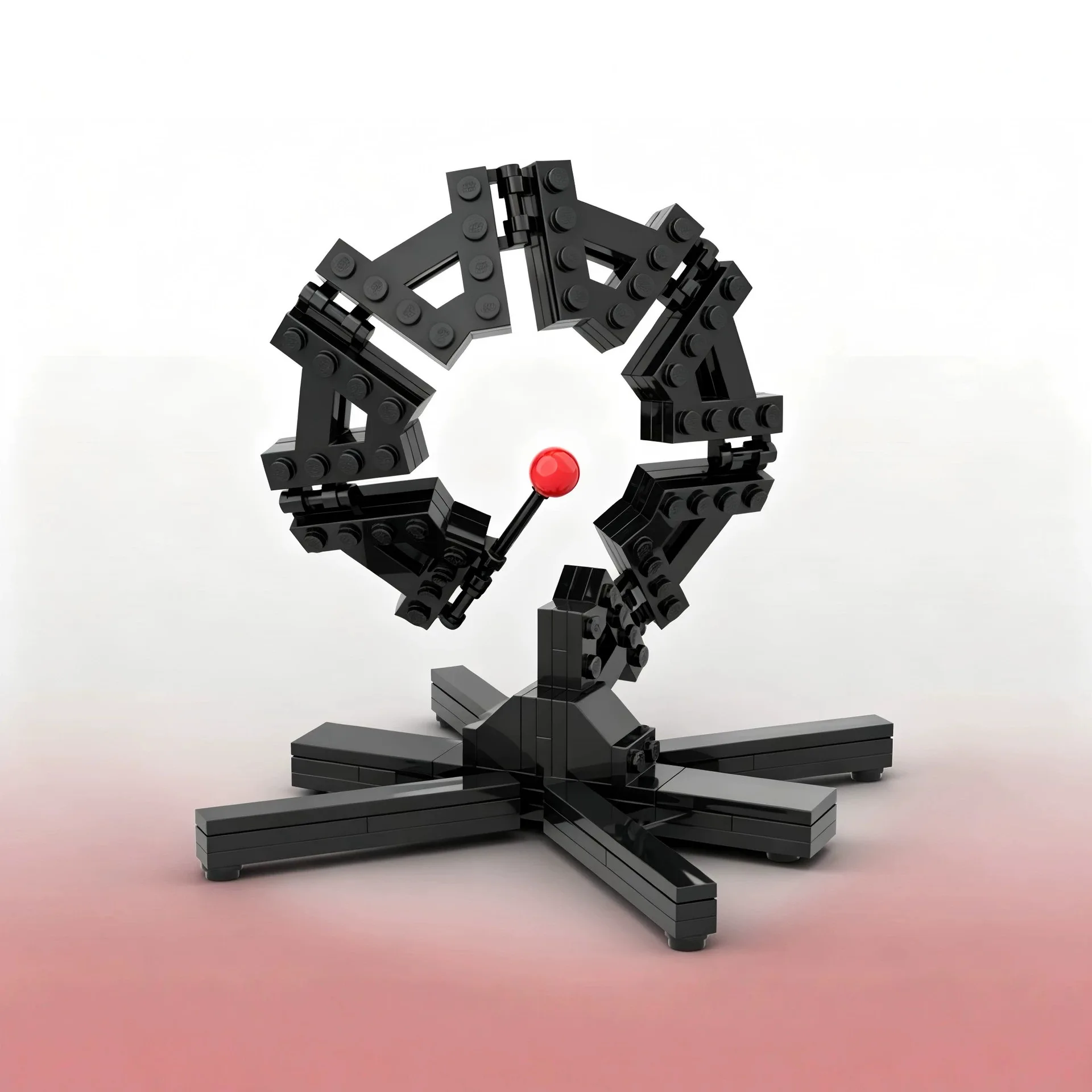 Laws of Physics Balancing Ball Circular Mechanical Series Building Blocks Perpetual Rolling Track MOC Assemble Model Toys