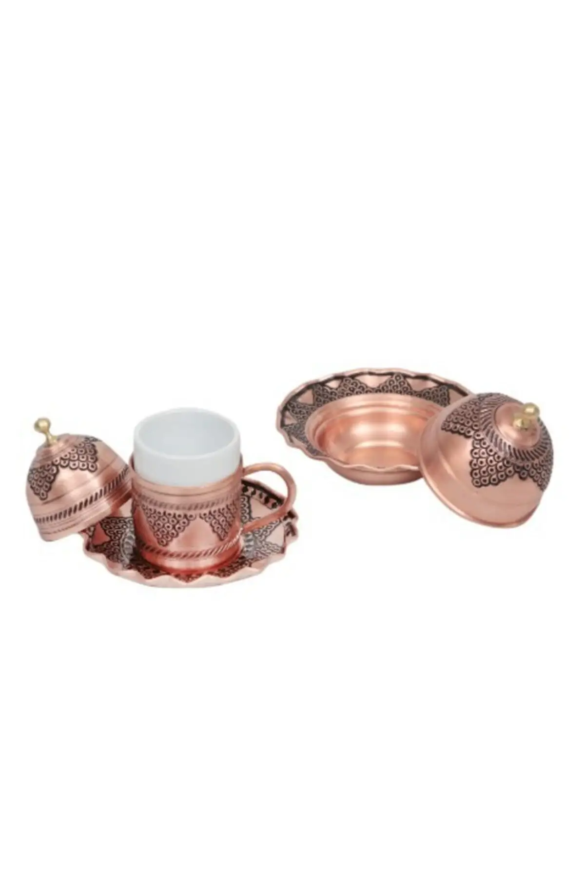 Natural handmade grape motif copper cup Cooper Luxury Cups