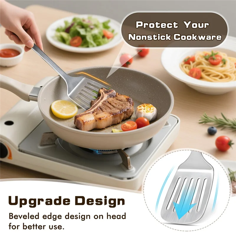-A90P Stainless Steel Cooking Utensils Stainless Steel Utensils Set Metal Kitchen Utensils Set