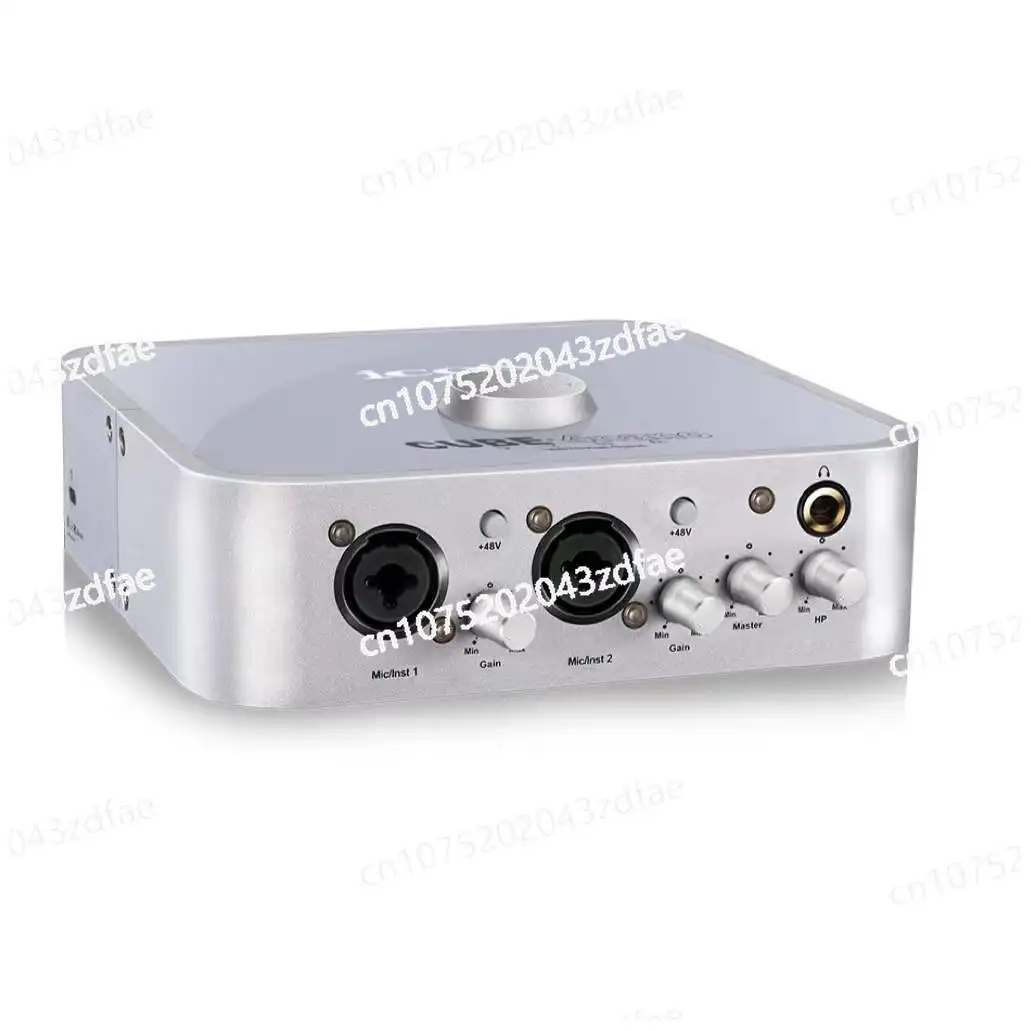 24-Bit 192KHz USB Recording Interface, Aluminum Structure, External Sound Card