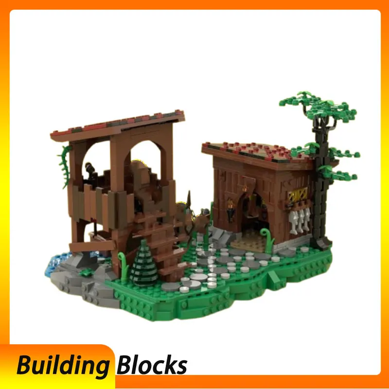 

Spot MOC-148116 799pcs small particle assembly building blocks educational toy model gift set ornaments