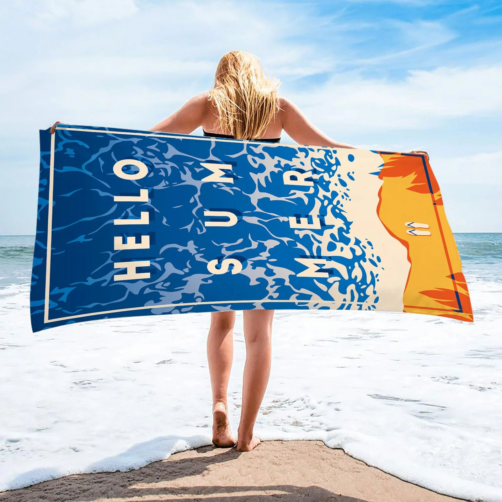 Hight Quality Microfiber Beach Towel Quick Dry Towel for Summer Seaside Travel Outdoor Sport 6 Sizes Fitness Gymnastics Jogging