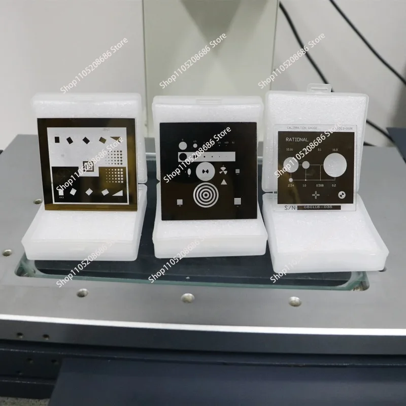 High-Precision 2D Image Measuring Instrument Calibration Plate, Projector Standard Teaching Plate for Optical Measurement
