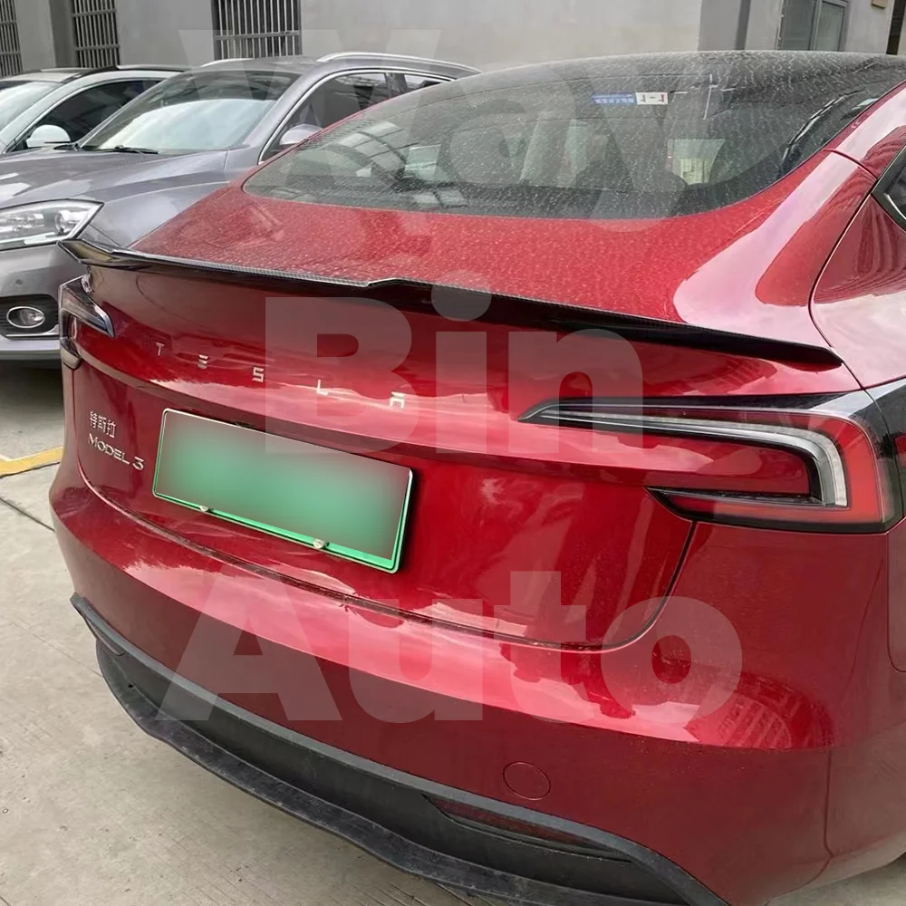 Tesla Model 3 Highland Body Kit paraurti Lip per Fast Aero 2024 diffusore posteriore in fibra di carbonio Spoiler Tuning 2023 accessori Tesla