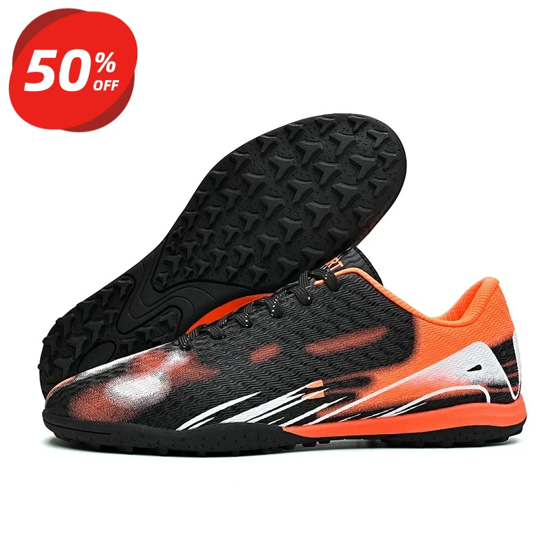 

2026 Professional men's soccer shoes TF broken nail short nail outdoor sports shoes artificial turf grip training shoes