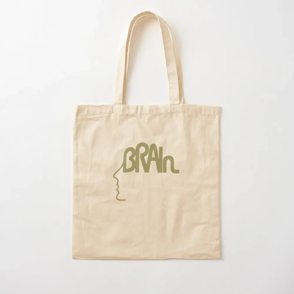 

Brain Records Krautrock Label Tote Bag Handbags tote bags aesthetic university supermarket folding