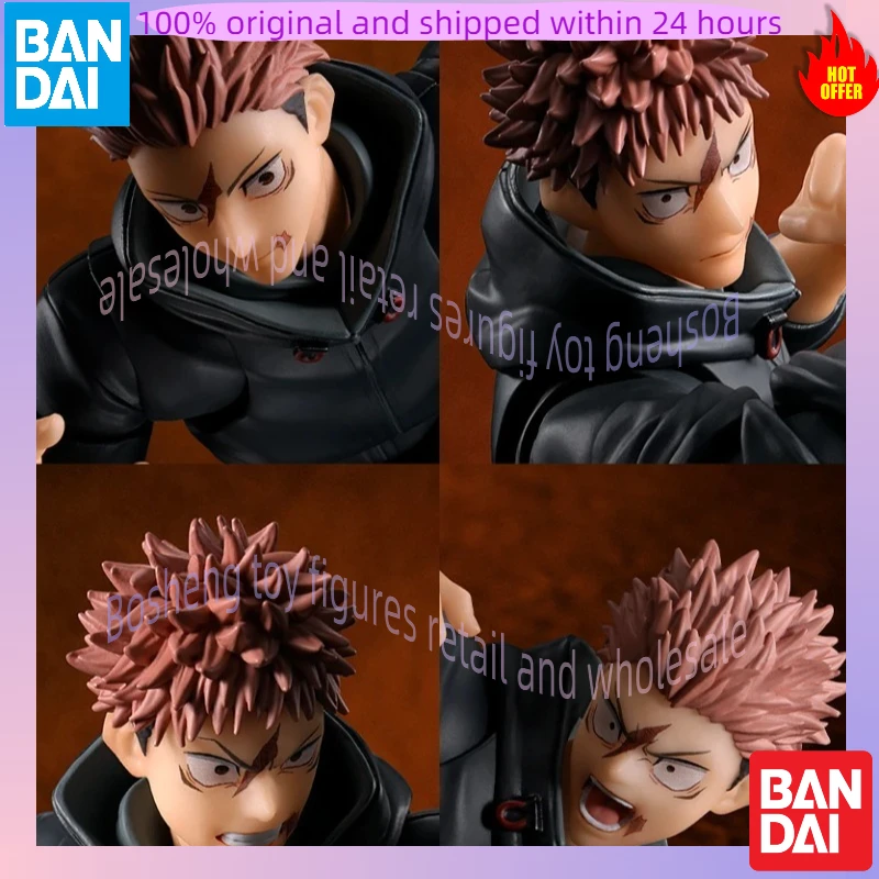 Original Model Bandai SHF Jujutsu Kaisen Yuji Itadori Sukuna's Vessel Action Figure Anime Toys Gifts Collections Figurine