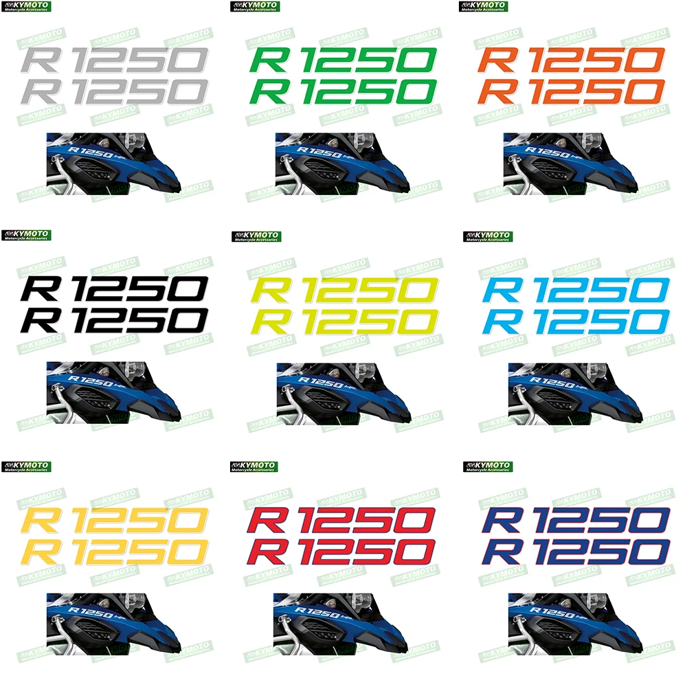 

For BMW R1250GS R1250 GS R 1250 GS R 1250 HP Adventure Motorcycle Decal Reflective Waterproof Sticker #